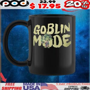 Goblin Mode Female Goblin Holding Mug T Shirt