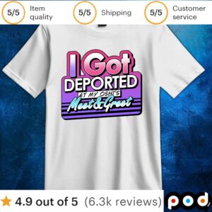 Got Deported At My Oshi's Meet And Greet T Shirt