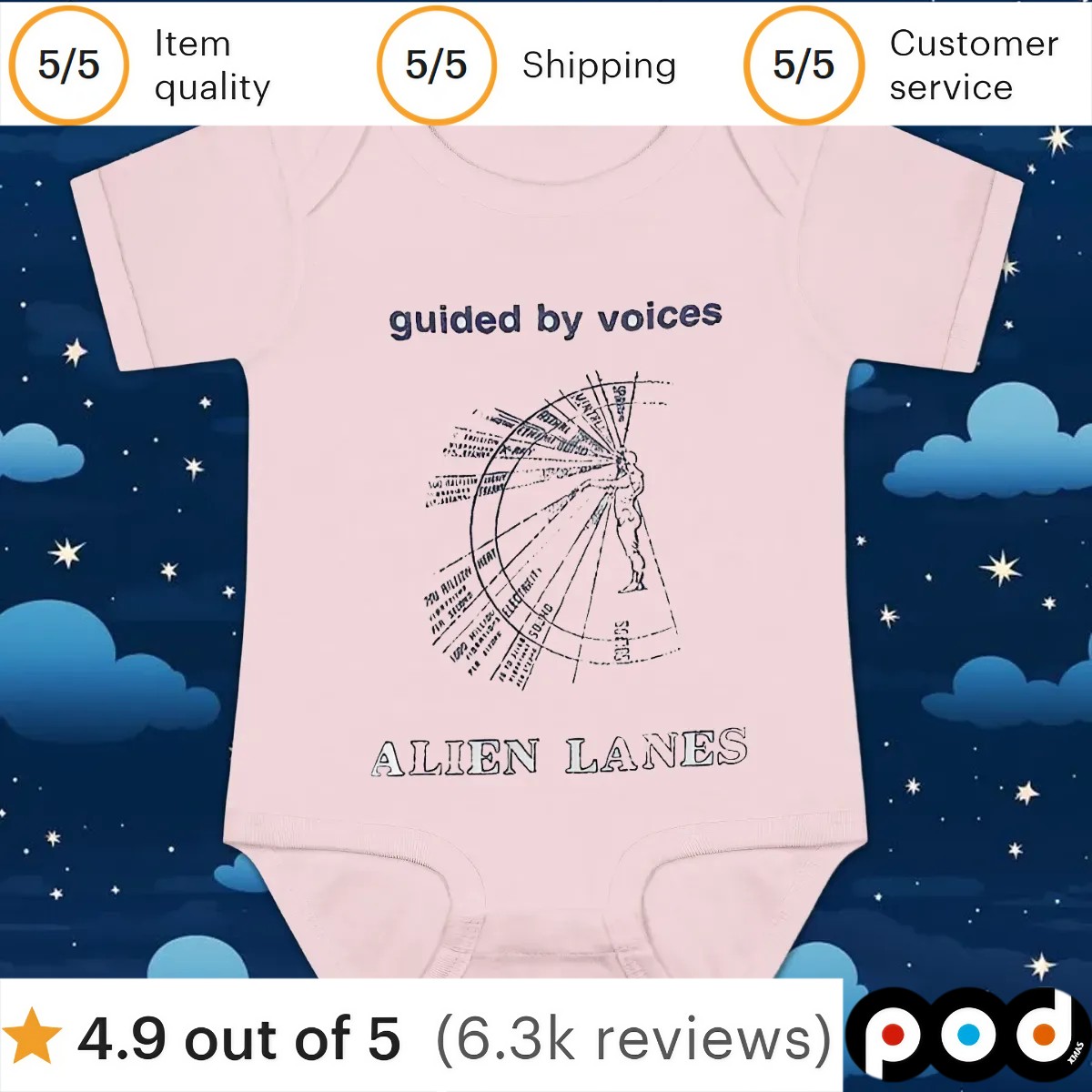 Guided by voices Alien Lanes t shirt Guided by voices Alien Lanes t shirt