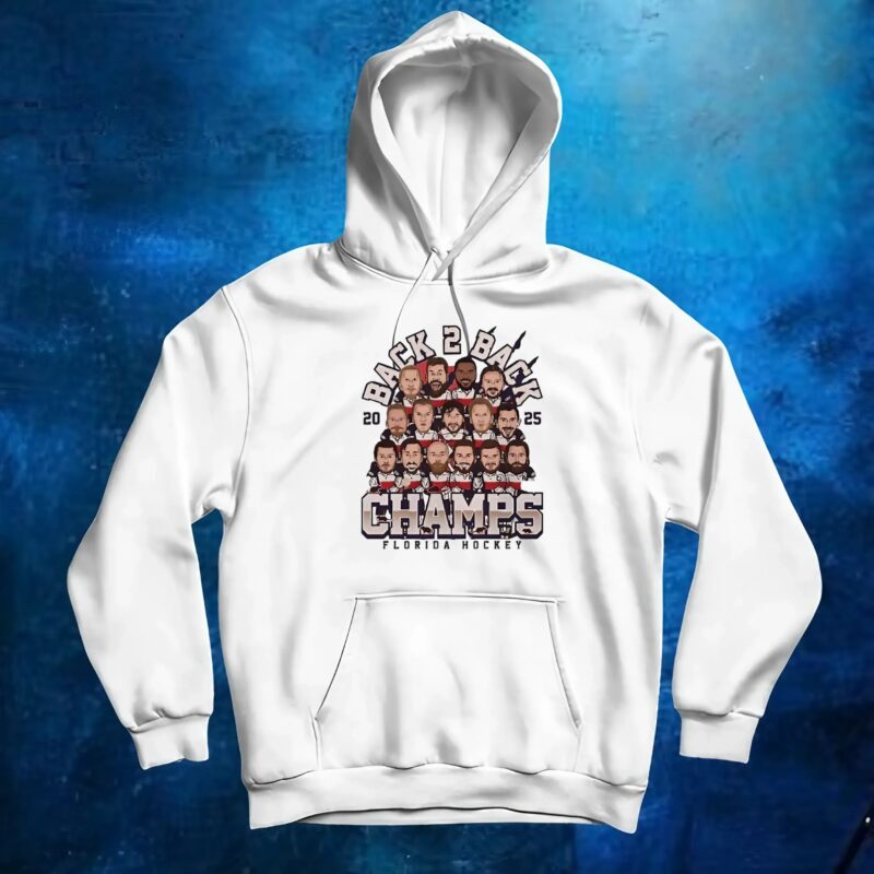 Florida Panthers hockey champs cartoon 2025 t shirt