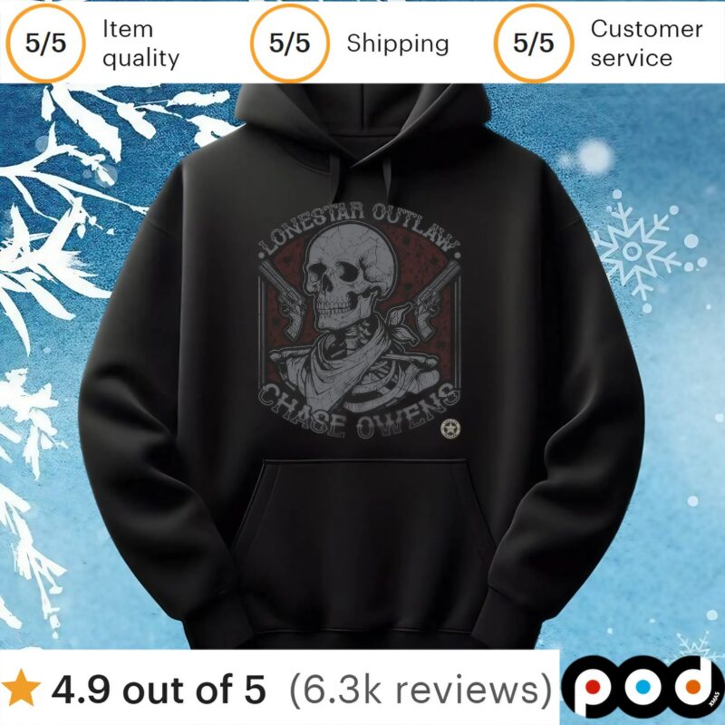 Skeleton Chase Owens Lonestar Outlaw June 2025 T Shirt Skeleton Chase Owens Lonestar Outlaw June 2025 T Shirt