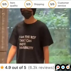 Haechan Wearing I Am The Boy That Can Enjoy Invisibility T Shirt