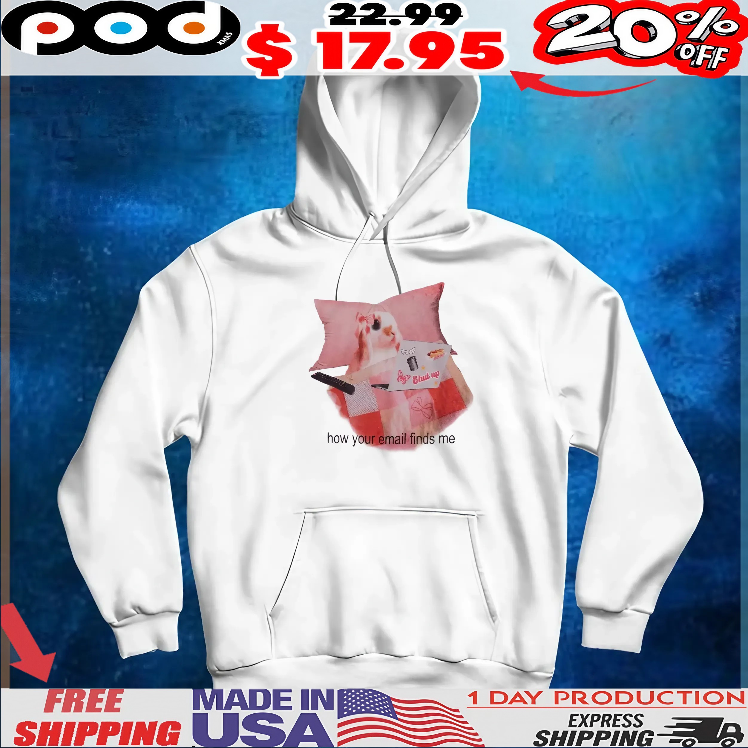 Hamster Bed Shut up How your email finds me T Shirt Hamster Bed Shut up How your email finds me T Shirt