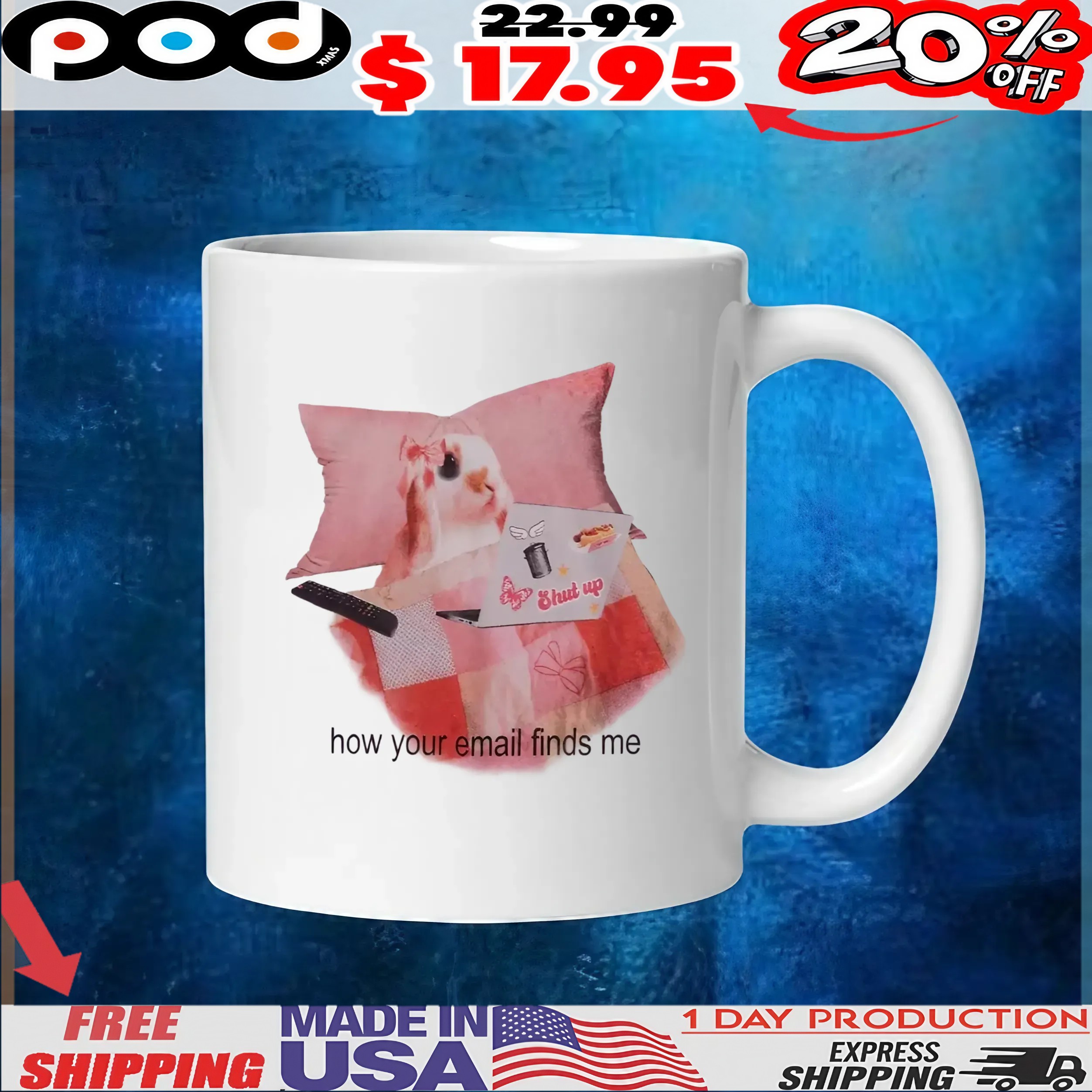 Hamster Bed Shut up How your email finds me T Shirt Hamster Bed Shut up How your email finds me T Shirt