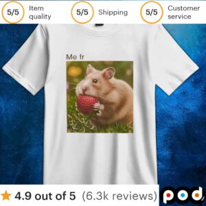 Hamster eating Strawberry T Shirt