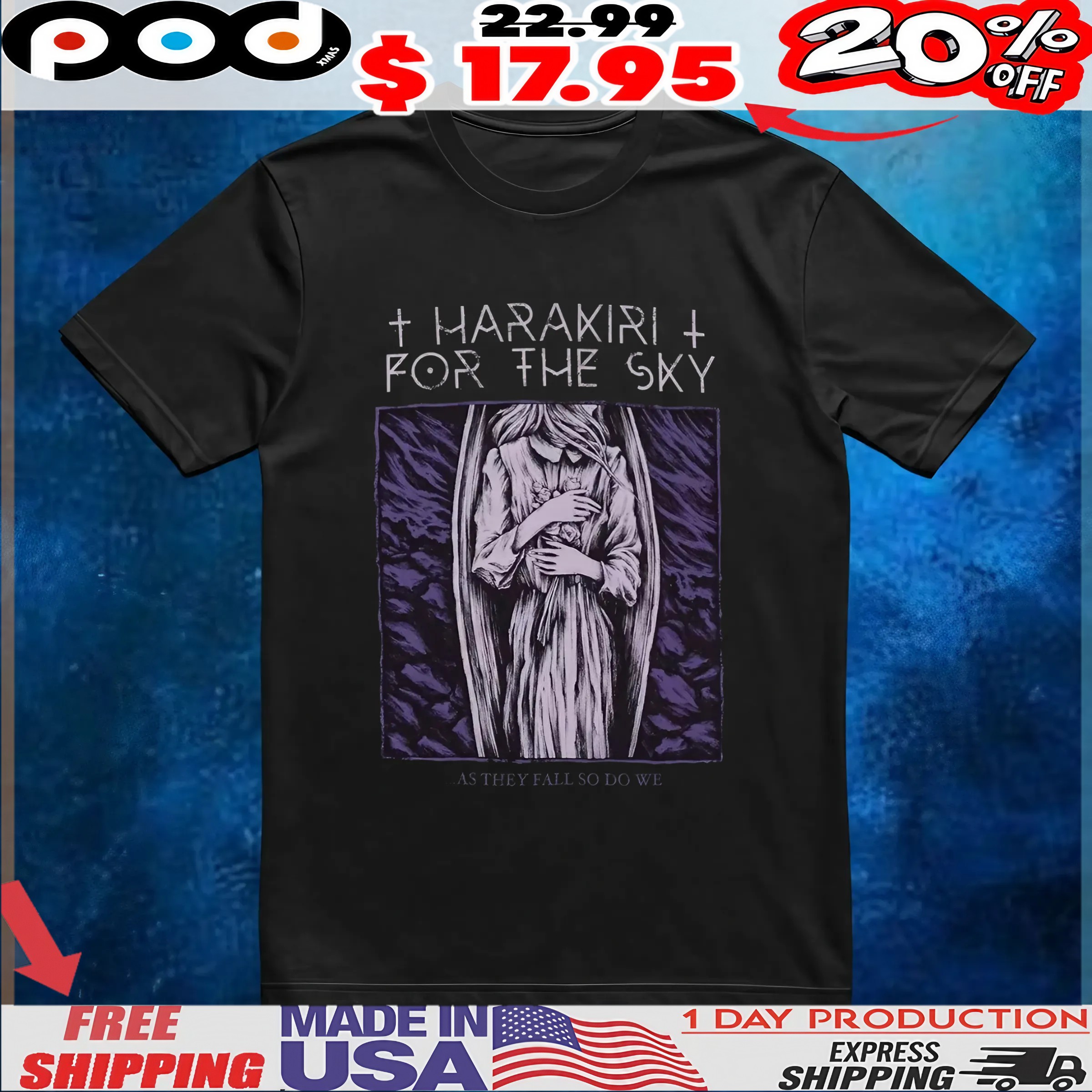 Harakiri For The Sky As They Fall So Do We Vintage T Shirt