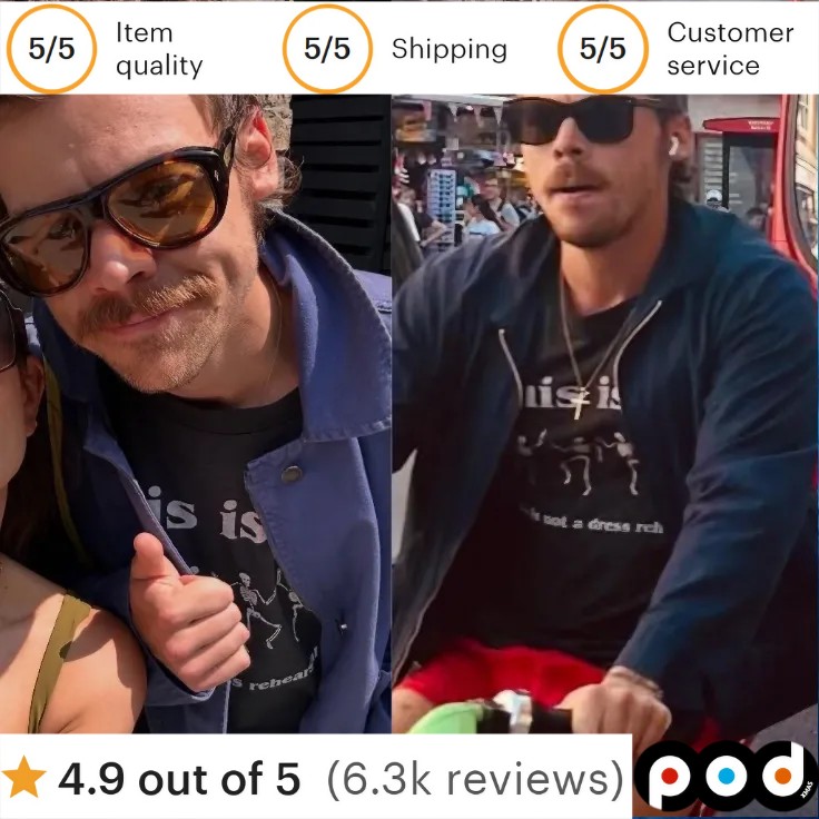 Harry Styles Wearing This Is It Life Is Not A Dress Rehearsal T Shirt Harry Styles Wearing This Is It Life Is Not A Dress Rehearsal T Shirt