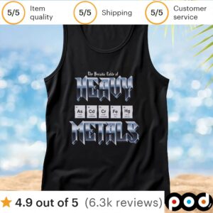 Heavy Metals Periodic Table T Shirt