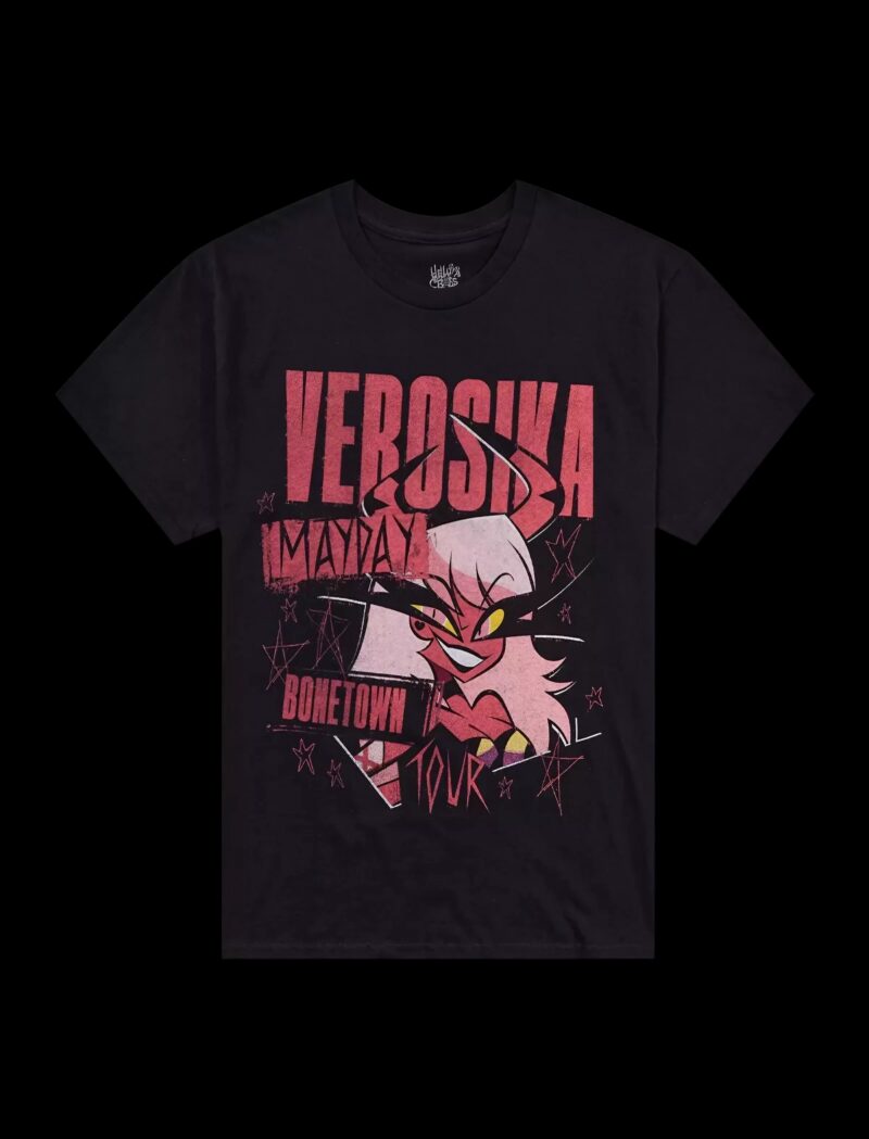 Helluva Boss Verosika Tour Bonetown Tour T Shirt
