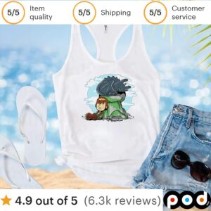 Hiccup and Toothless How to Train Your Dragon X Peanuts relaxing with my dragon t shirt