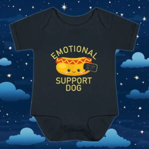 Hot Dog Emotional Support Dog You Can Do It T Shirt