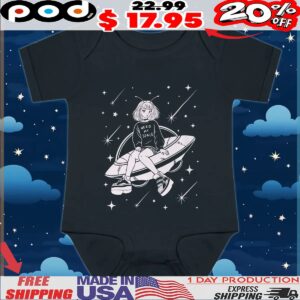 Girl Need My Space Spaceship T Shirt