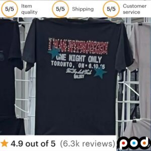 I Was Hypnotized One Night Only Holmdel 2025 Customize Day And Location Shirt
