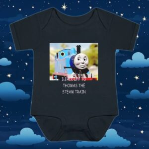 I jack off to Thomas the steam train t shirt
