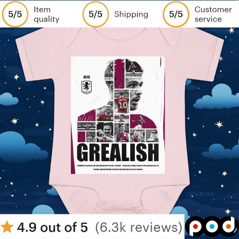 Jack Grealish and his time at Aston Villa Poster T Shirt