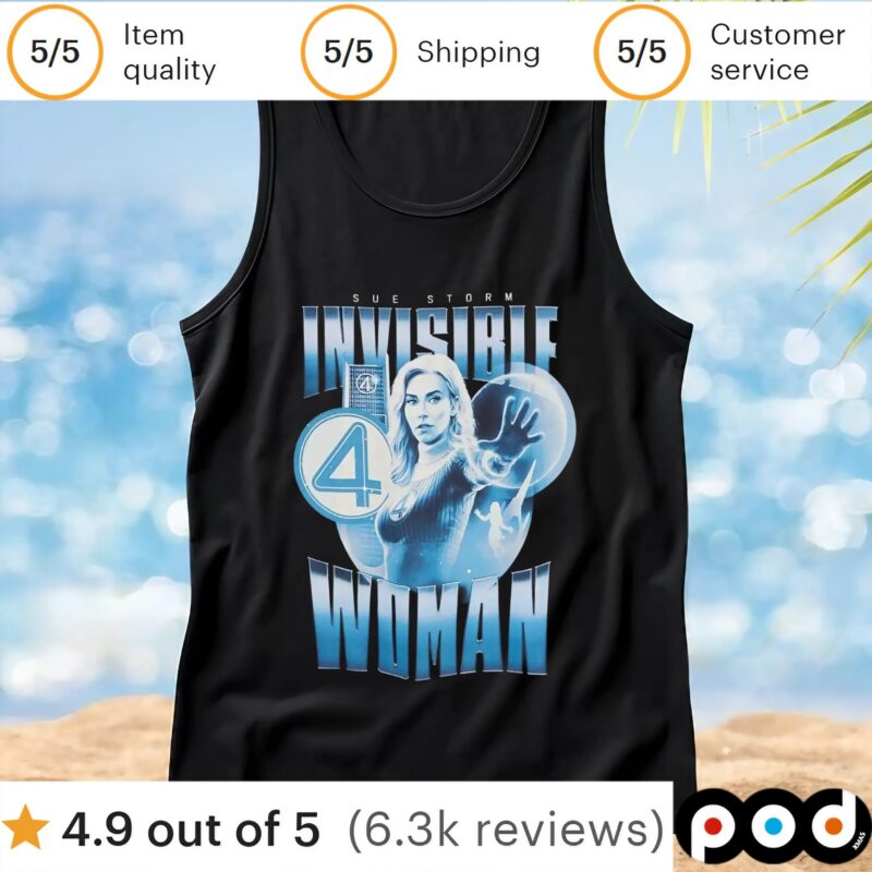 Marvel The Fantastic 4 First Steps Invisible Woman T Shirt