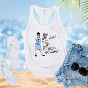 Internet Diva Wearing She Blinded Me With Library Science T Shirt