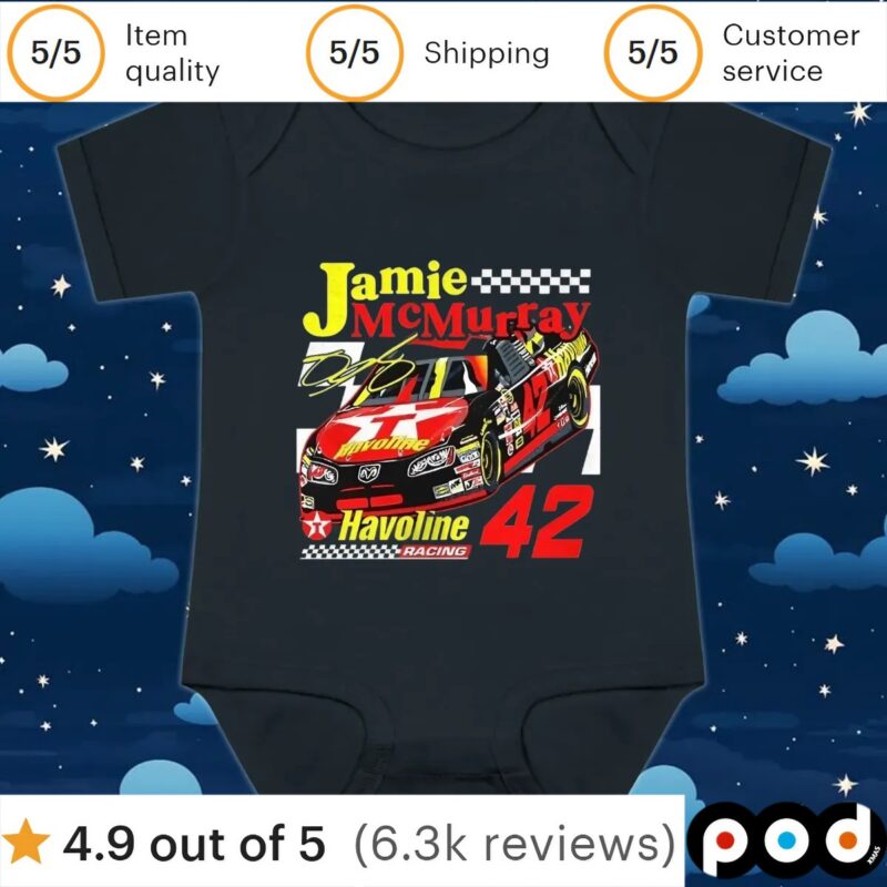 Jamie Mcmurray 42 Havoline Racing t shirt