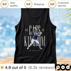 Jac Caglianone Kansas City Royals MLB baseball kingdom t shirt