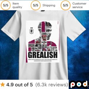 Jack Grealish and his time at Aston Villa Poster T Shirt