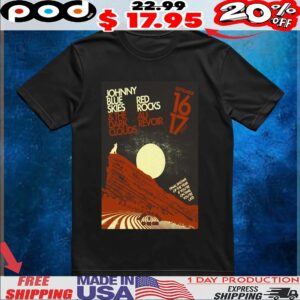 Johnny Blue Skies Sept 16 17 2025 Red Rocks Morrison CO Poster T Shirt