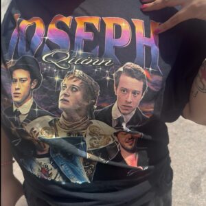 Joseph Quinn Vintage Style Fan Art Bootleg T Shirt