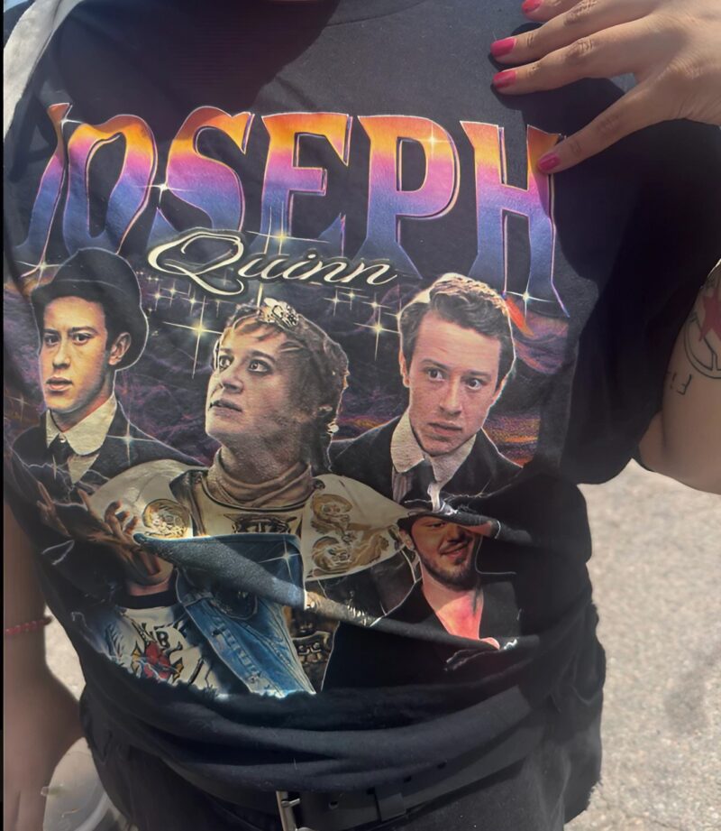 Joseph Quinn Vintage Style Fan Art Bootleg T Shirt
