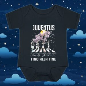 Juventus Abbey Road Fino Alla Fine signatures t shirt