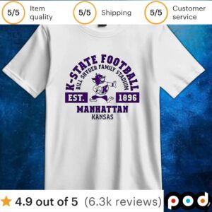 K-State Wildcats bill snyder family stadium est 1896 t shirt
