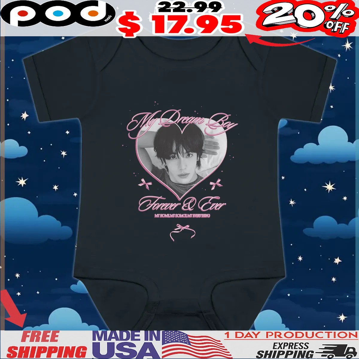 KAZUTA My Dream Bay Forever And Ever My Home, My Solace, My Everything Custom T Shirt