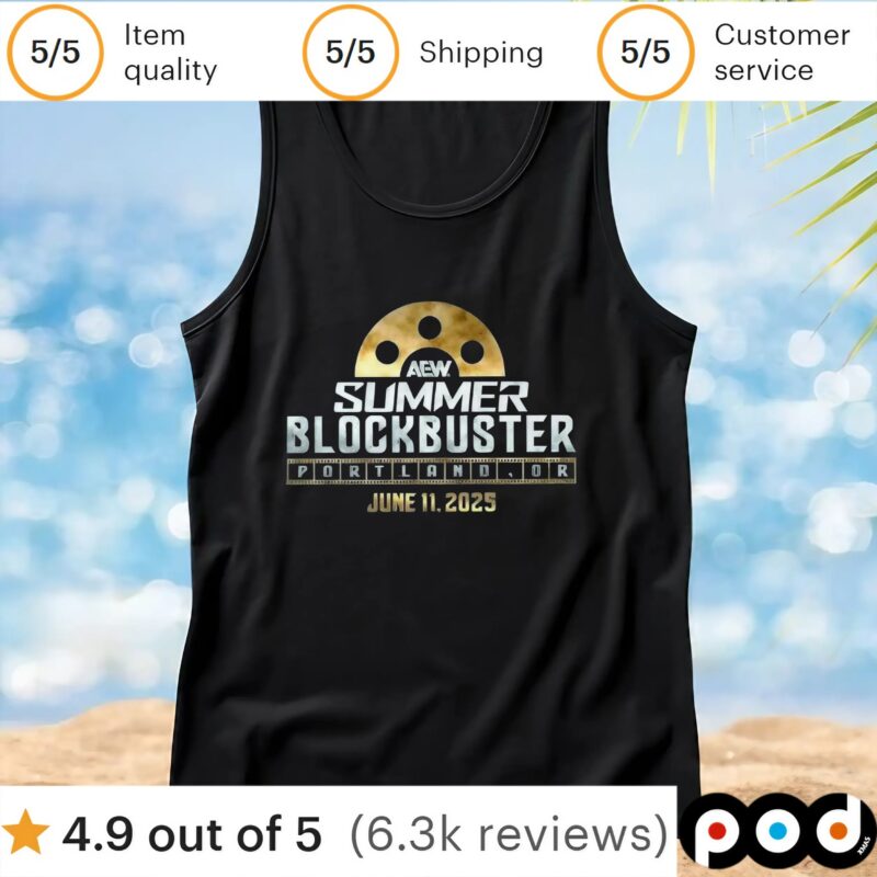 Aew Summer Blockbuster Portland T Shirt