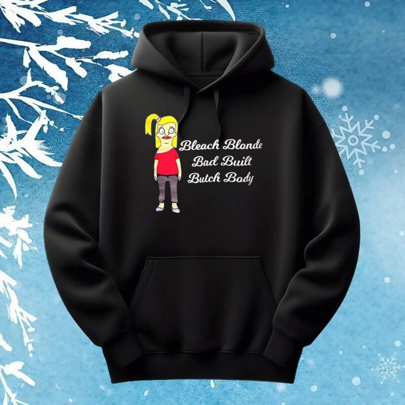 Tammy Larsen bleach blonde bad built butch body t shirt