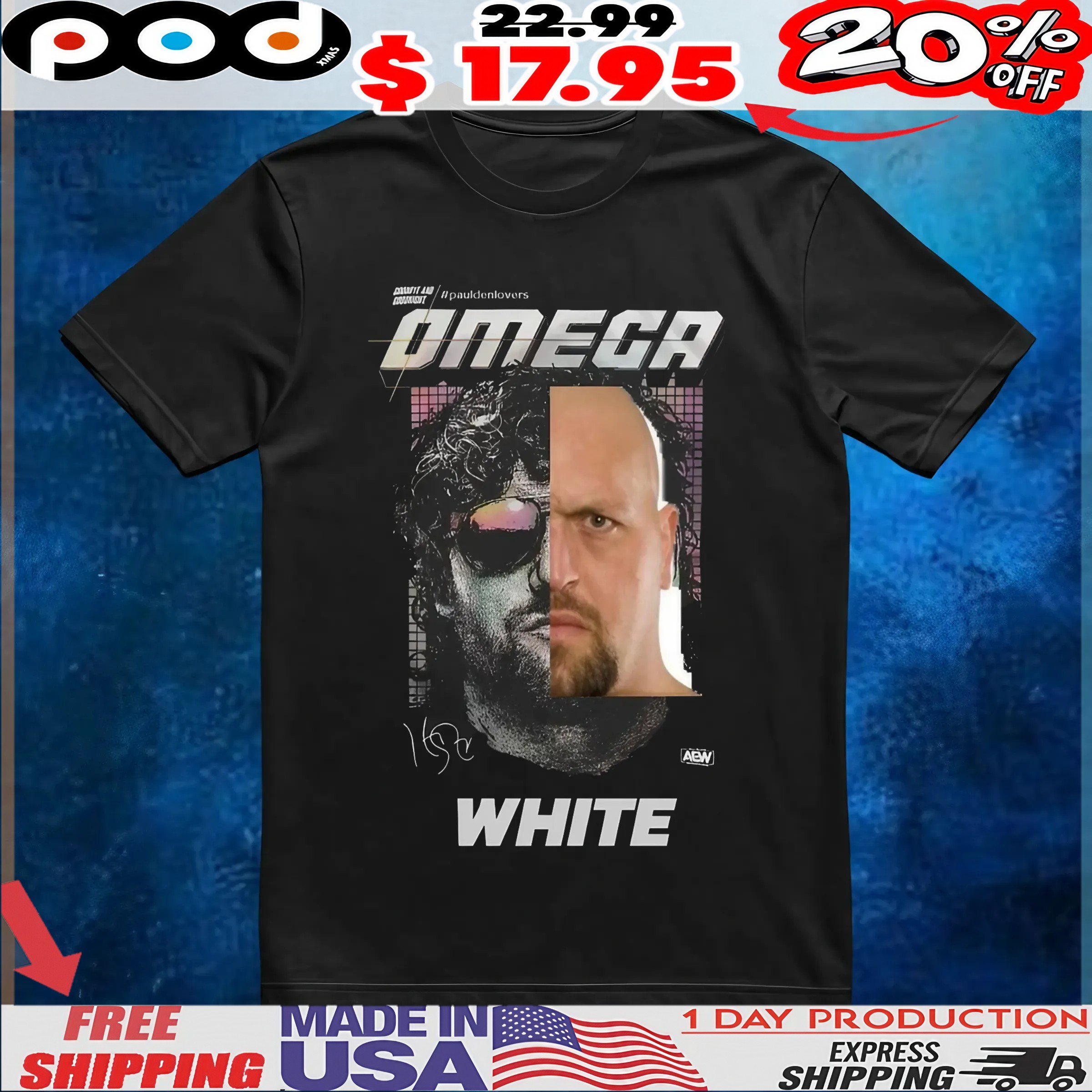 Kenny Omega And No Bs Paul White Face Wrestling T Shirt
