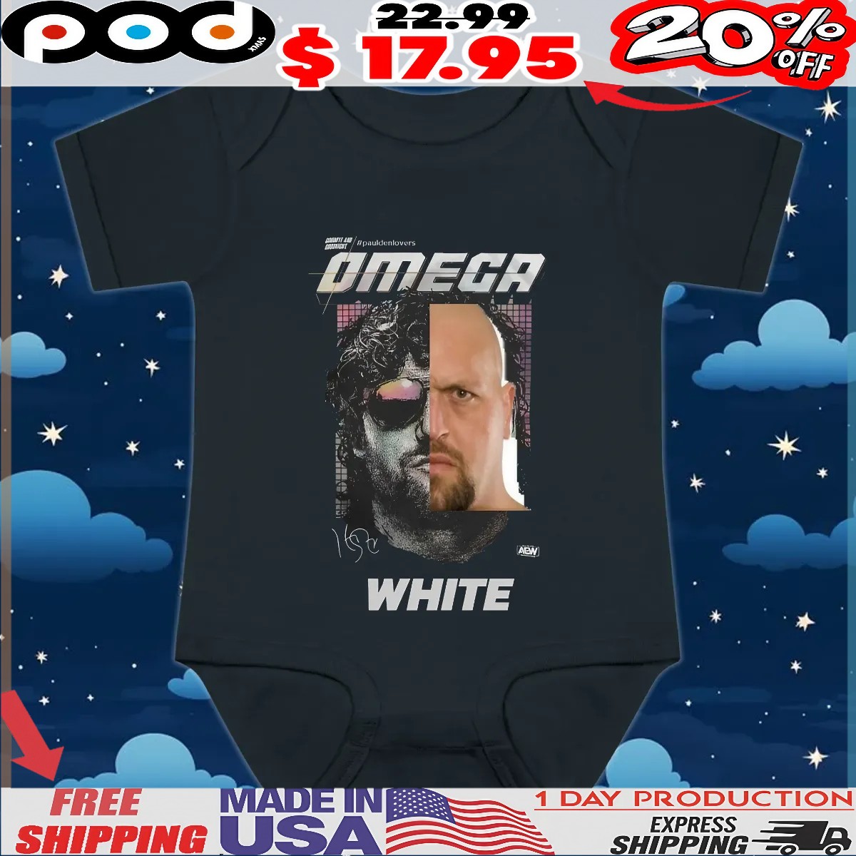 Kenny Omega And No Bs Paul White Face Wrestling T Shirt