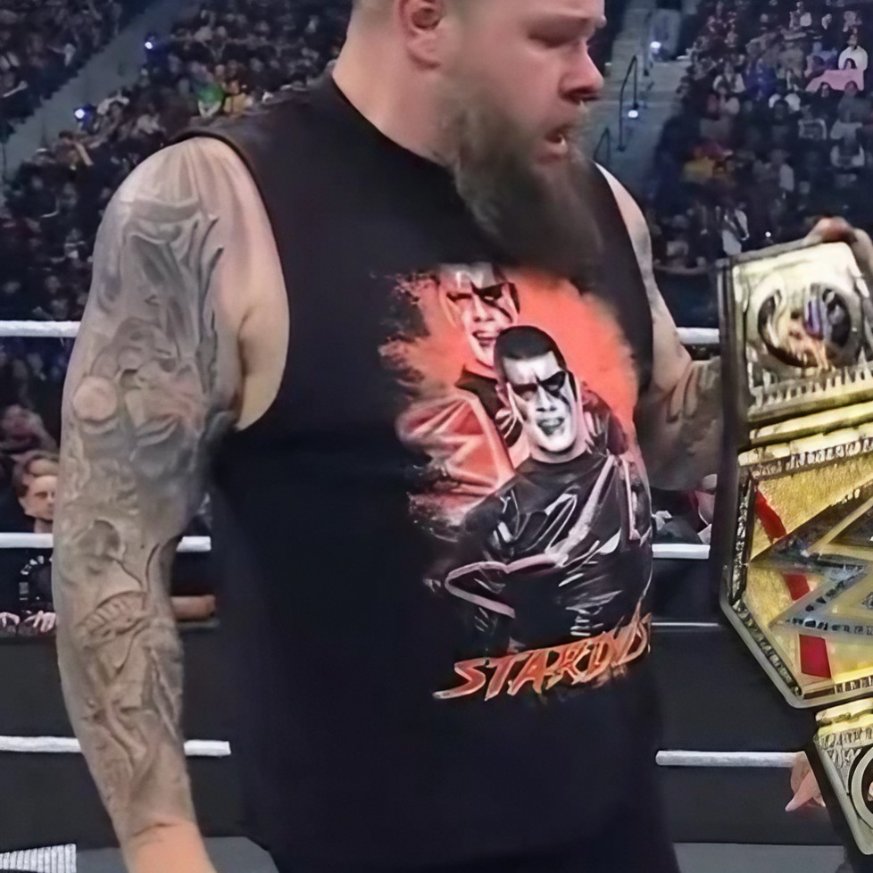Kevin Owens Wearing The Stardust WWE T Shirt Kevin Owens Wearing The Stardust WWE T Shirt