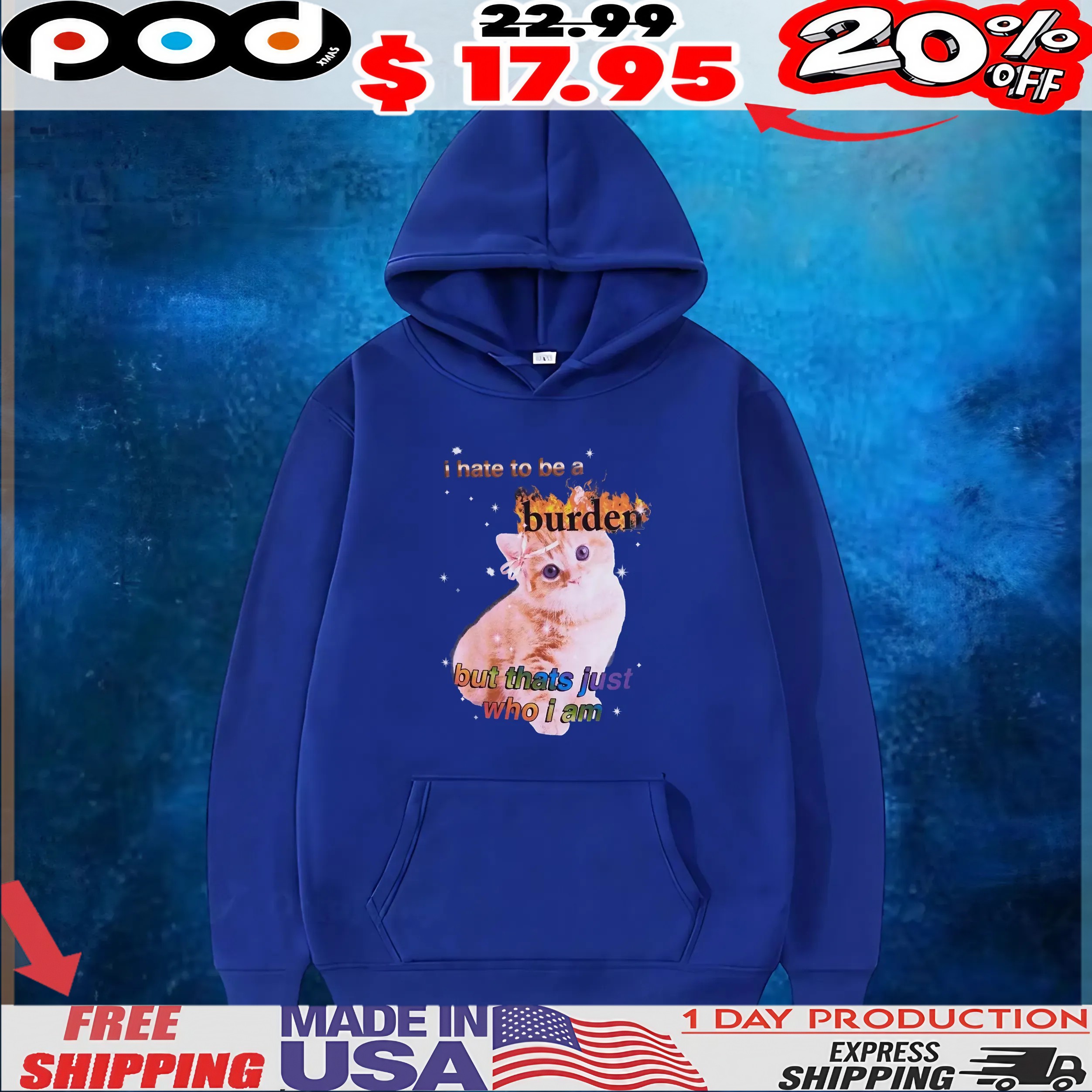 Kitten Burden I Hate To Be A Burden But That's Just Who I Am T Shirt Kitten Burden I Hate To Be A Burden But That's Just Who I Am T Shirt