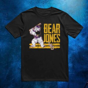 LSU Baseball Jared Jones Bear T Shirt