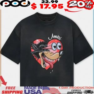 Louis Emerges In Hopeless Romantic Amiri T Shirt