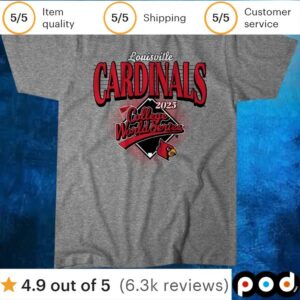 Louisville Baseball 2025 College World Series T Shirt