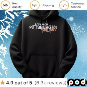 Love From Pittsburgh Bavlands T Shirt