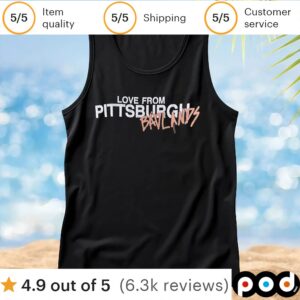 Love From Pittsburgh Bavlands T Shirt
