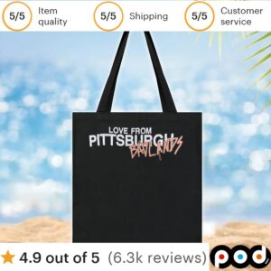 Love From Pittsburgh Bavlands T Shirt