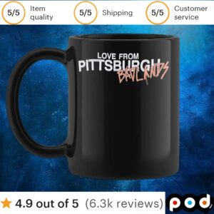 Love From Pittsburgh Bavlands T Shirt