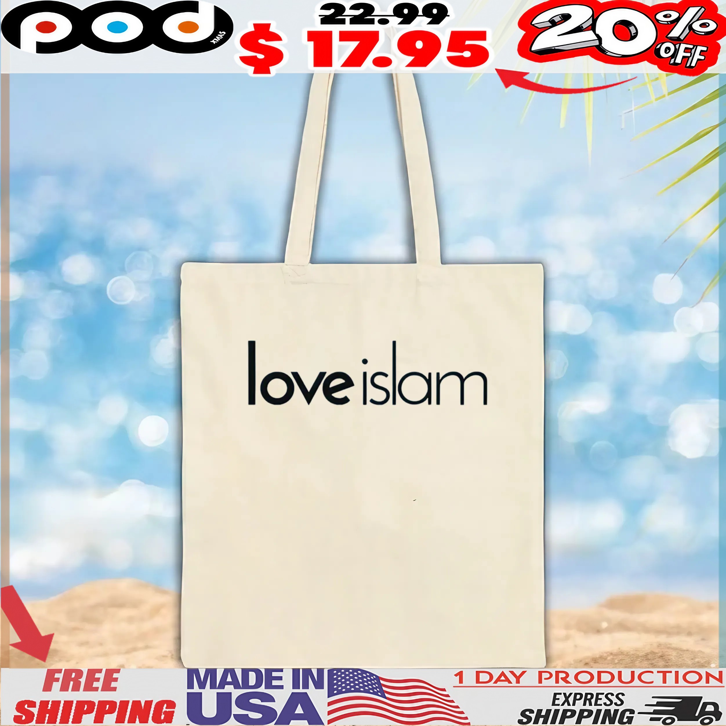 Love Islam T Classic Design Shirt
