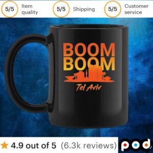 Lukas Gage wearing Boom Boom Tel Aviv t shirt