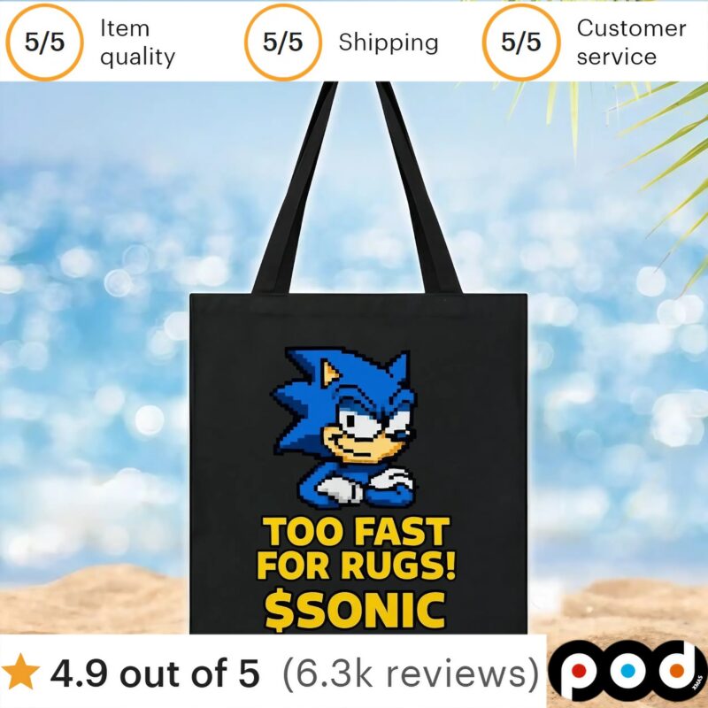 Too Fast For Rugs Sonic The Hedgehog T Shirt Too Fast For Rugs Sonic The Hedgehog T Shirt