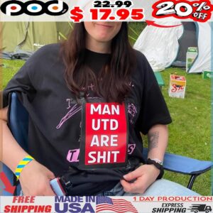 MAN UTD ARE SHIT in Womens Football T Shirt