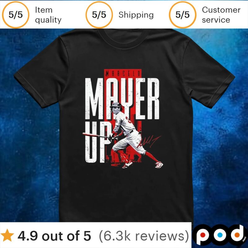 Marcelo Mayer Boston Red Sox MLB baseball Mayer up t shirt