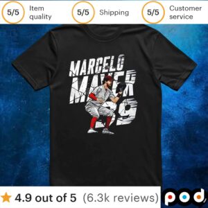 Marcelo Mayer Boston Red Sox MLB baseball catch t shirt