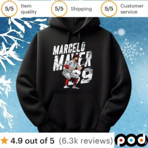 Marcelo Mayer Boston Red Sox MLB baseball catch t shirt